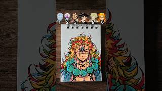 Role The Dice 🎲 , Draw New Anime Character ✨️ #shorts #art #anime