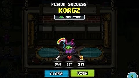 Ignore Boss Option + Fusing Korgz - Bit Heroes