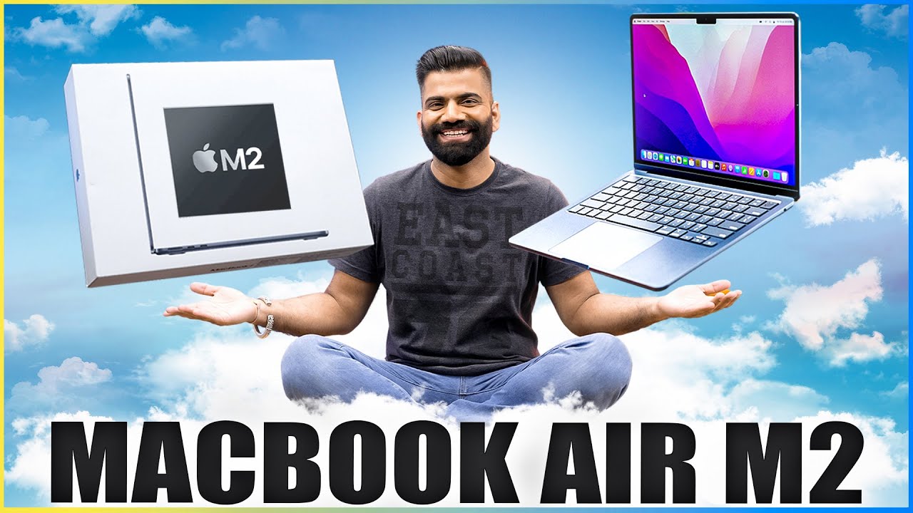 ⁣M2 MacBook Air Unboxing & First Look - The Best Portable Laptop🔥🔥🔥