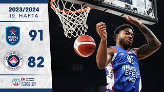 Anadolu Efes (91-82) Bahçeşehir Koleji - Türkiye Sigorta Basketbol Süper Ligi - 2023/24