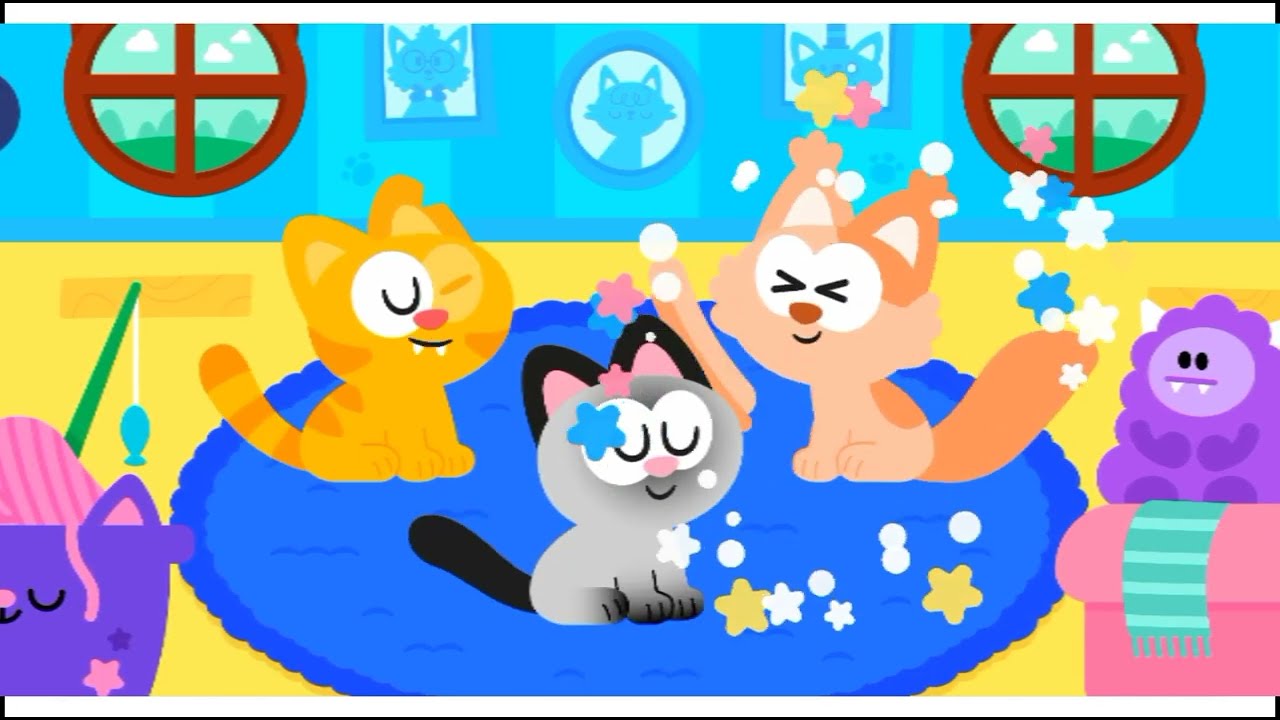 Cat education quiz for kids / rhymes for kids /  english cat #cartoon #quiz 