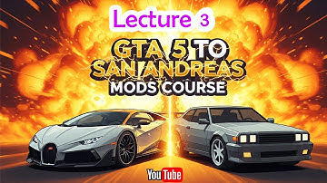 Lecture 3 How To Convert YFT To DFF File | GTA 5 Vehicle Mods To GTA San Andreas Conversion Course
