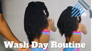 Toddler 4c Hair Wash Day Routine | Kid Friendly Tutorial for Easy Detangling + Moisturized Curls!