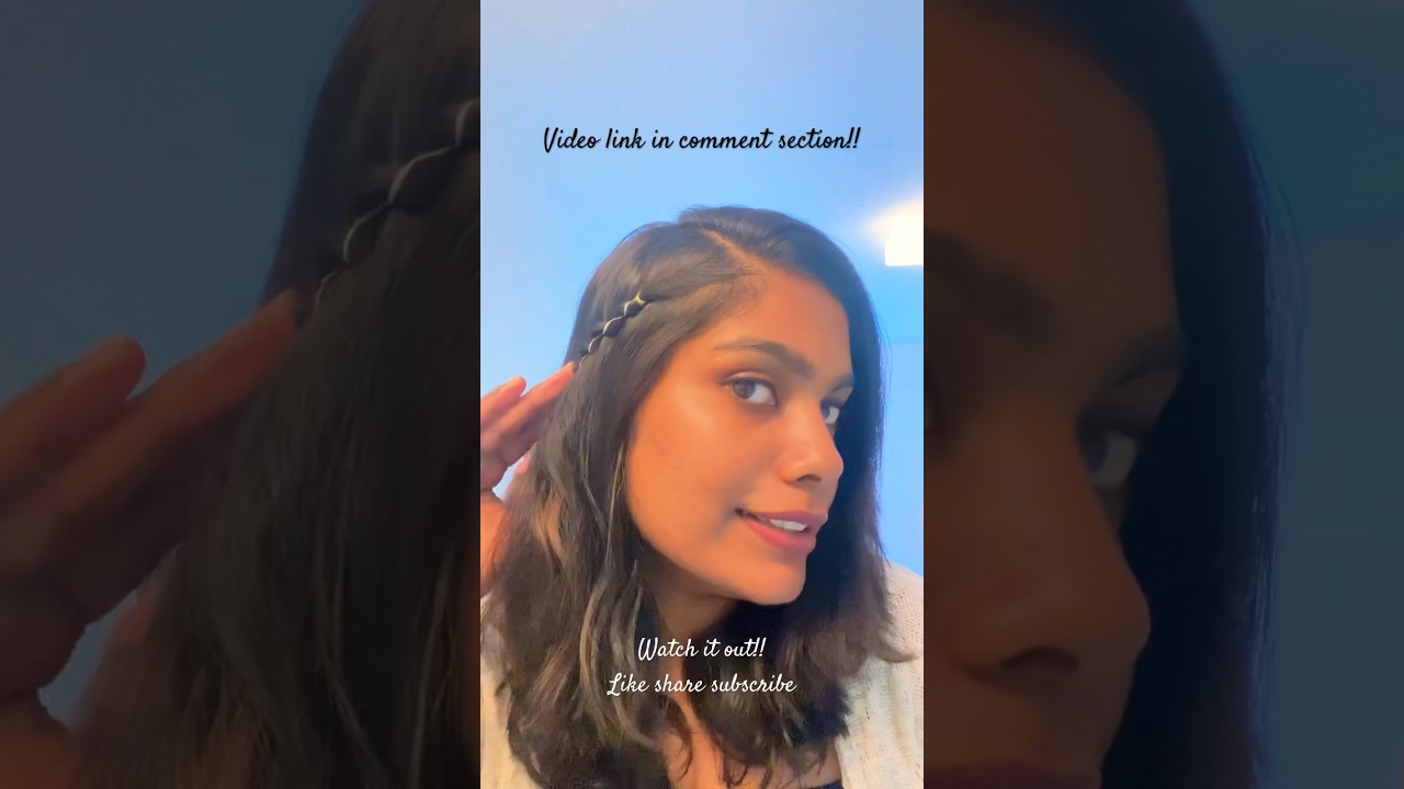 Simple hair style for girls😌 