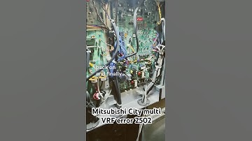Resetting the 25-02 Drain Pump Error on Mitsubishi Multi City Systemsطریقه ریست اررو۲۵۰۲#mitsubishi