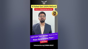 CA Test Series | Best online Test Series for CA Final & CA Intermediate | Pass Guarantee Plan