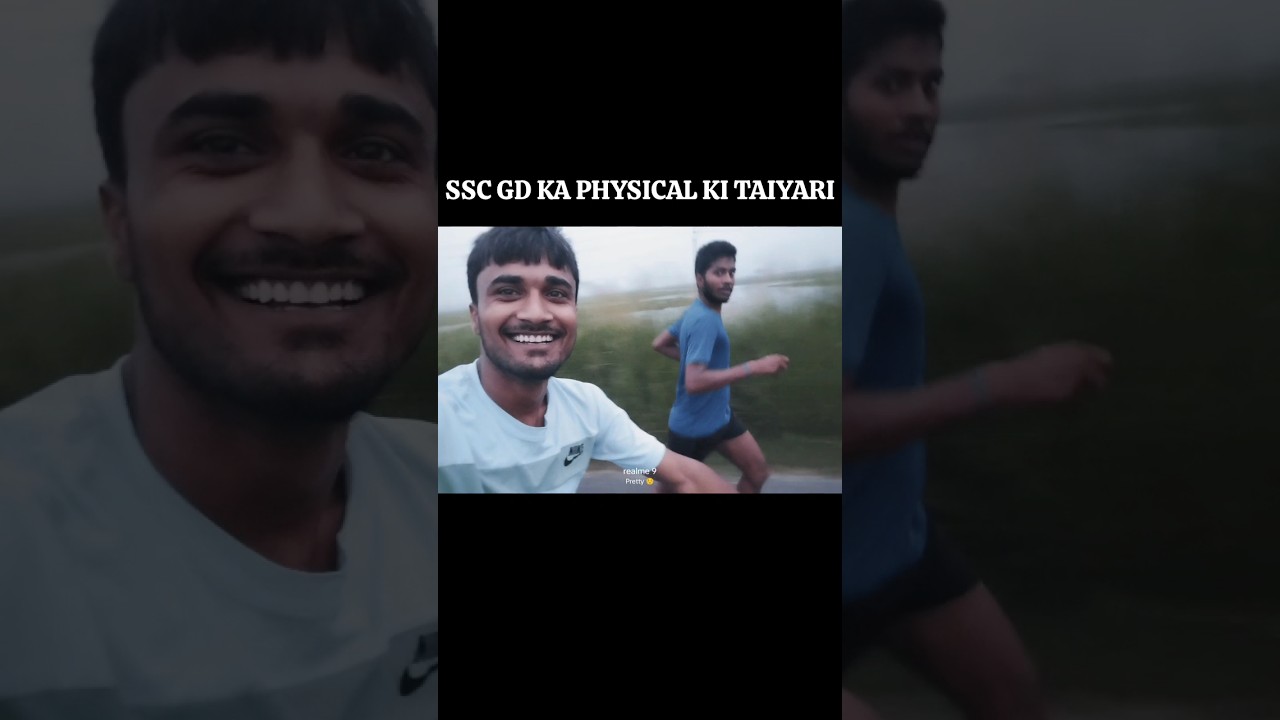 SSC GD Ka Physical ka Tayari 😱 