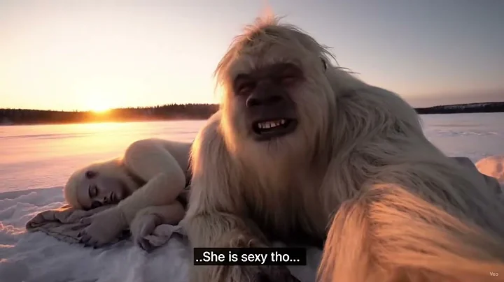 Yeti & Wife's Morning at the Frozen Lake 🧊💙