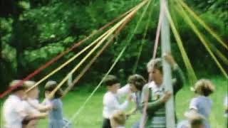 Elmfield School   maypole dancing   1963