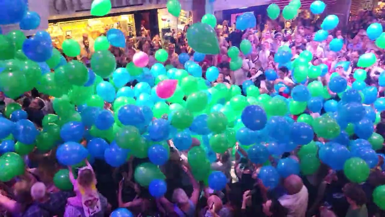 Balloon drop on Anthem of the Seas, October 7, 2024.