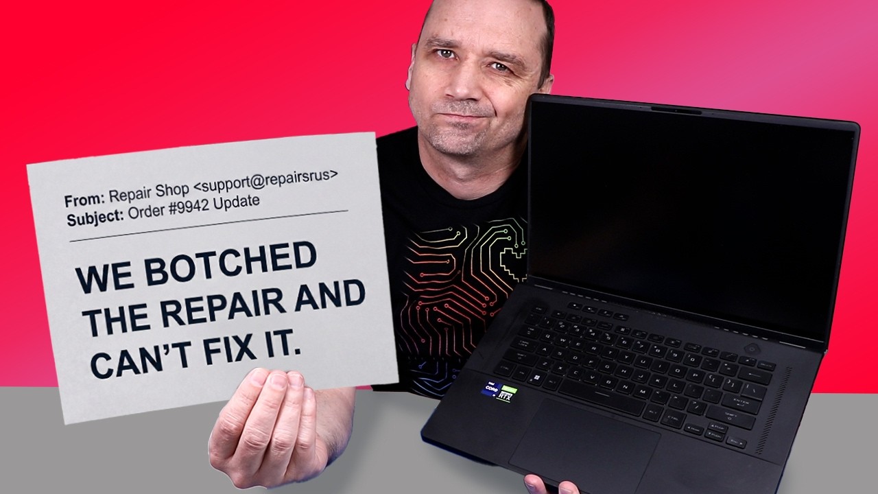 Они не смогли починить этот ноутбук за 2000 долларов, правда?