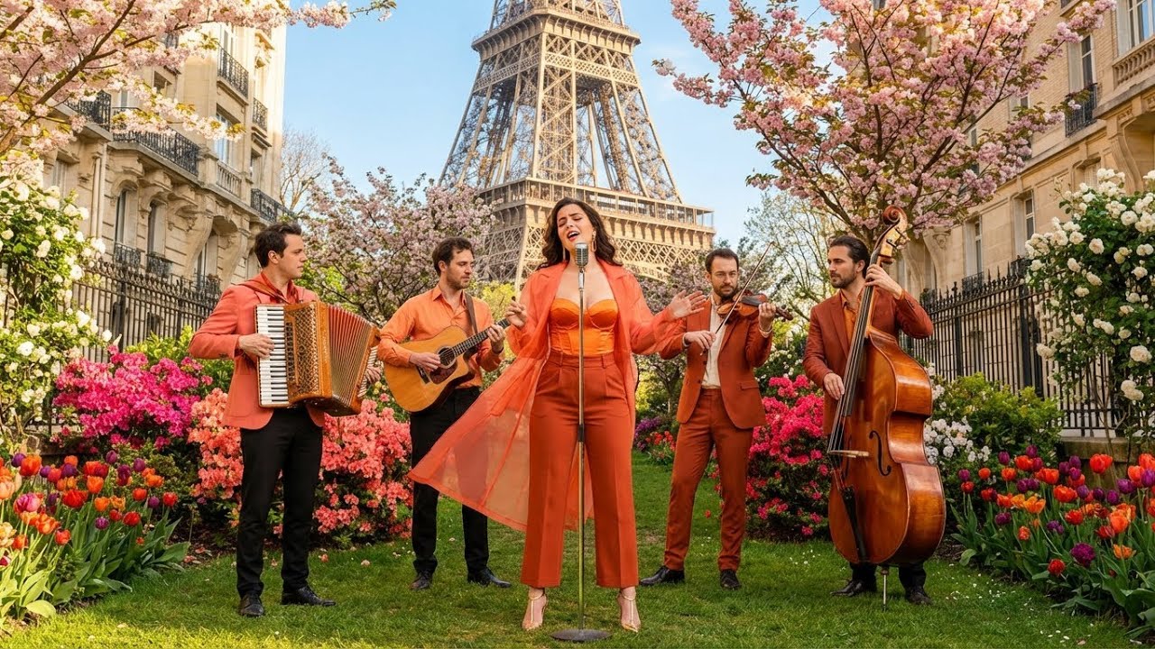 Spring Romance in Paris – French Love Songs beneath the Eiffel Tower to Make You Fall in Love Again