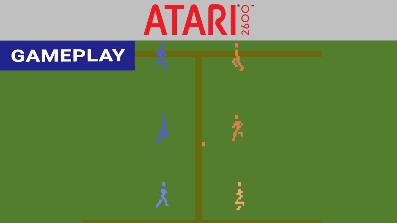 Jeu Vidéo Atari 2600 : Realsports Soccer - Version PAL - Fonctionnel - Bon état
