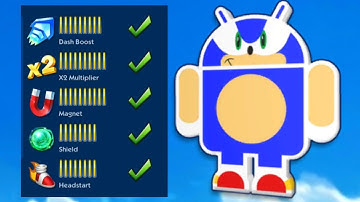 Sonic dash upgrade character ANDRONIC gameplay