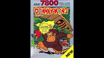 Donkey Kong Atari 7800   Title Screen