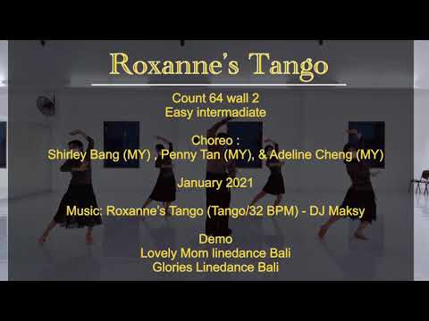 Roxanne’s Tango || Linedance || easy Intermadiate || January 2021