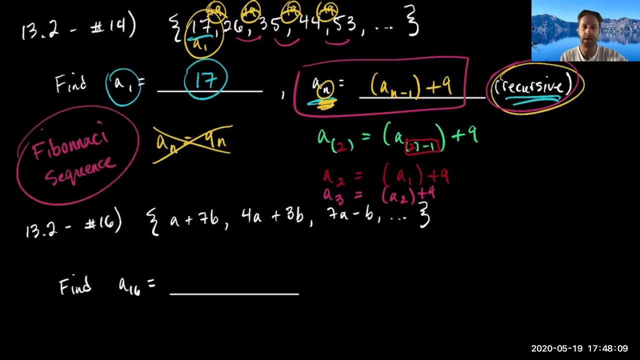 Math 3A - Sequences & Series Examples - YouTube