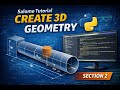 Salome Tutorial | Section 2 — Parametric Geometry: Sketch → Extrusion (3D Solid)