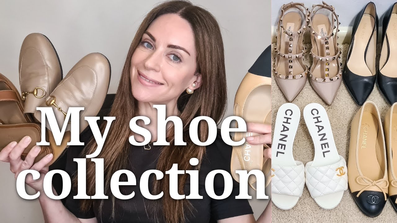My shoe collection 2022 - Chanel, Hermes, Gucci, Valentino, Ferragamo &  more 