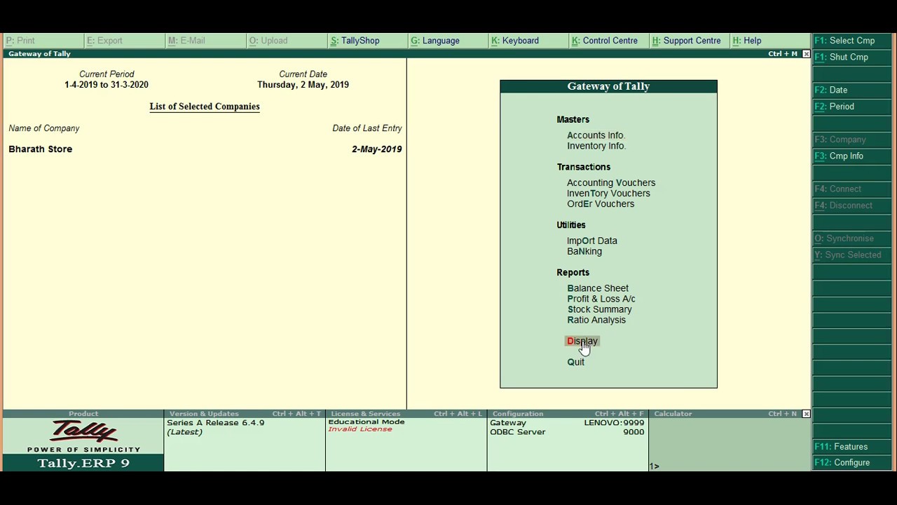 how to configure invoice printing in tally erp 9 how to configure invoice printing in tally erp 9