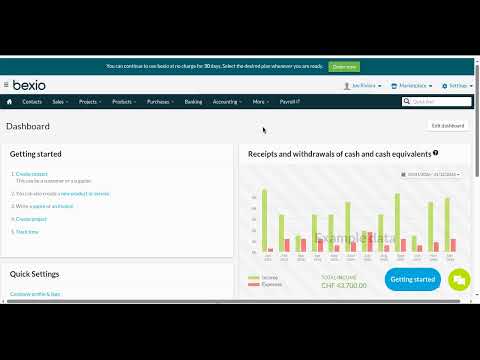 bexio UI