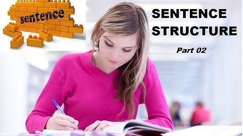 SENTENCE STRUCTURE (part 2) with exercises. BEST English Grammar Videos.