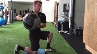 Half Kneeling Front Twist High Throw