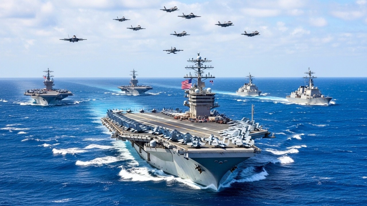 Авианосец USS Abraham Lincoln отправляется в зону быстрого реагирования с полностью вооруженными ист