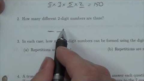 Math 30-2 Permutations and Combinations Review #2