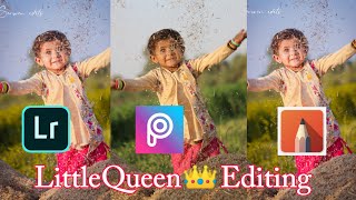 Little Queen👑 Lightroom Editing Full 🙏 || #Sarwan_Edits screenshot 1