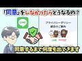 112. LINEで「プライバシーポリシー」のお知らせが表示された（保留の期限は10月末）