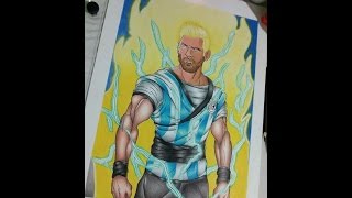 Speed Drawing /Lionel Messi Super Saiajin