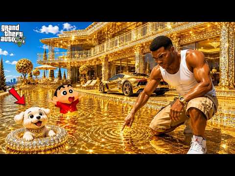 Anything Franklin & Shinchan Touch Turns Into Gold In GTA 5! | GTA 5 Bangla Gameplay