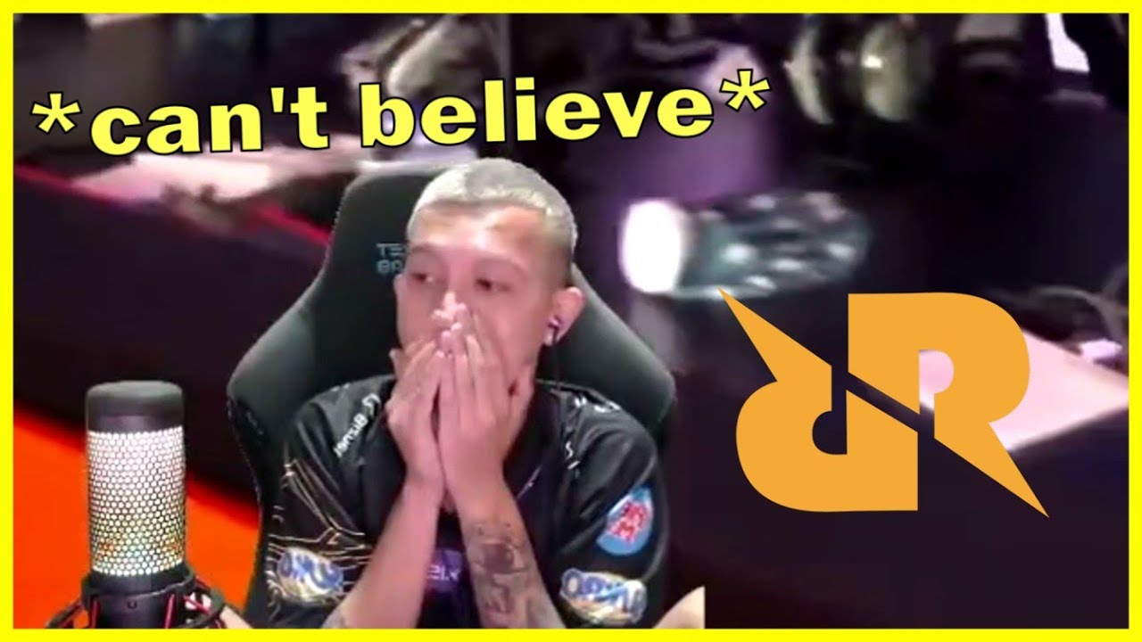 Xyn Rrq Xinnn watching RRQ getting knockout from M4 - YouTube