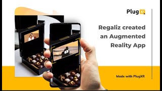 Using PlugXR Platform, Our Customer Regaliz created an Augmented Reality App for Android and IOS