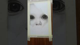 cute baby charcoal art #drawing #art #sketch #shortvideo