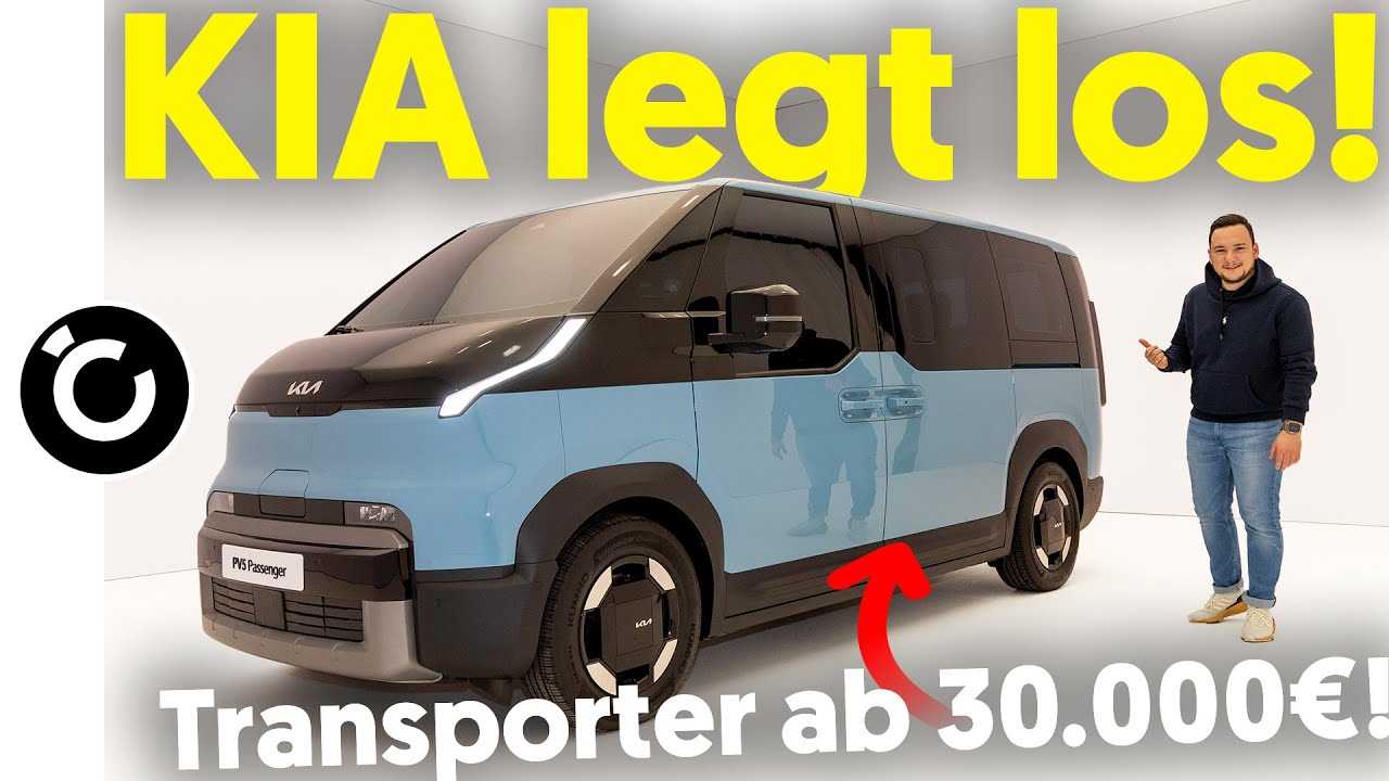KIA PV5 zeigt, wie Elektro Nutzfahrzeuge gehen! (Bus + Cargo)