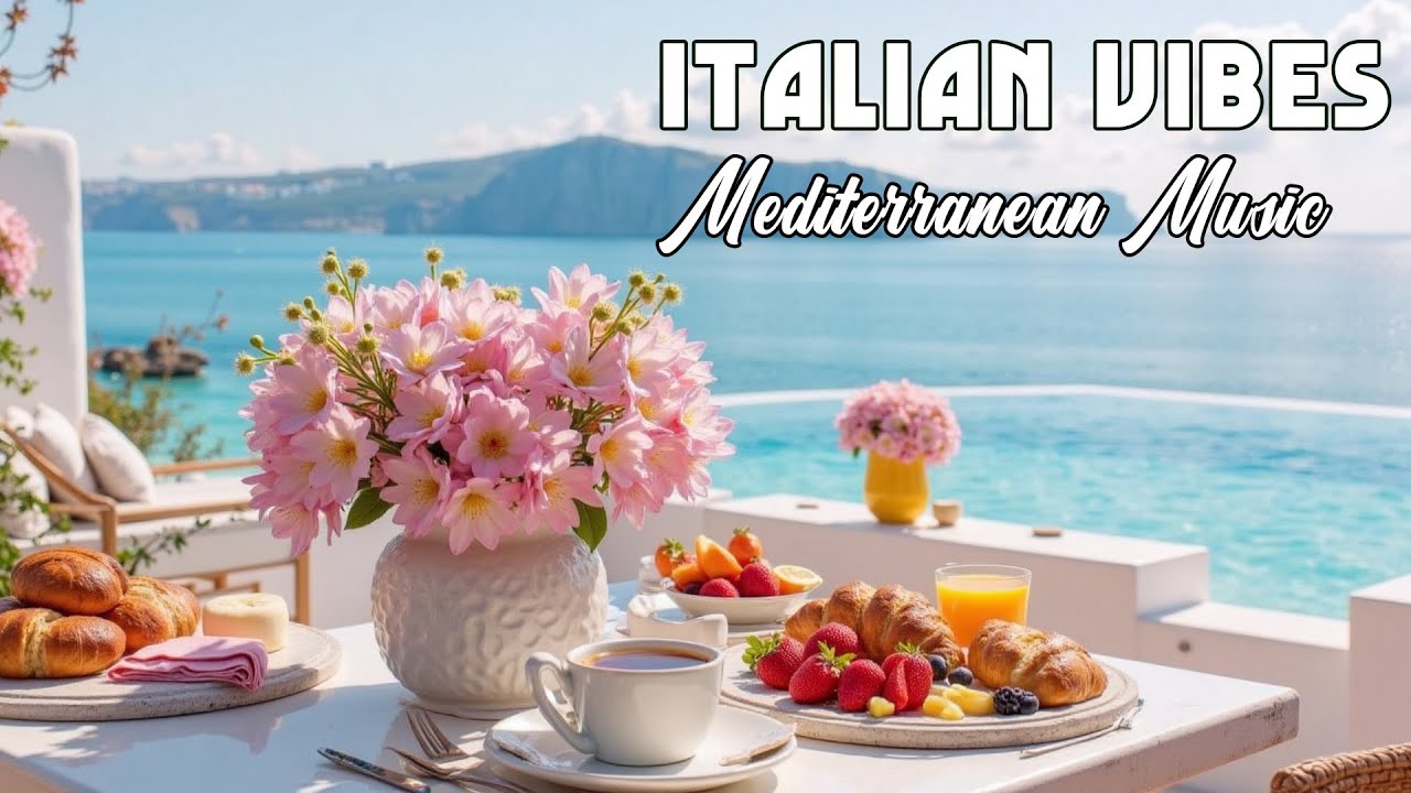 The Best 🇮🇹 Italian Music🎶 Italian Vibes 🎶 1+ Hour Scenic Amalfi Coast & Lake Como Relaxation 4K