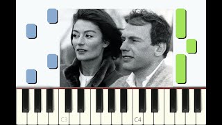 Piano Tutorial Un Homme Et Une Femme Francis Lai 1966 Avec Partition Gratuite