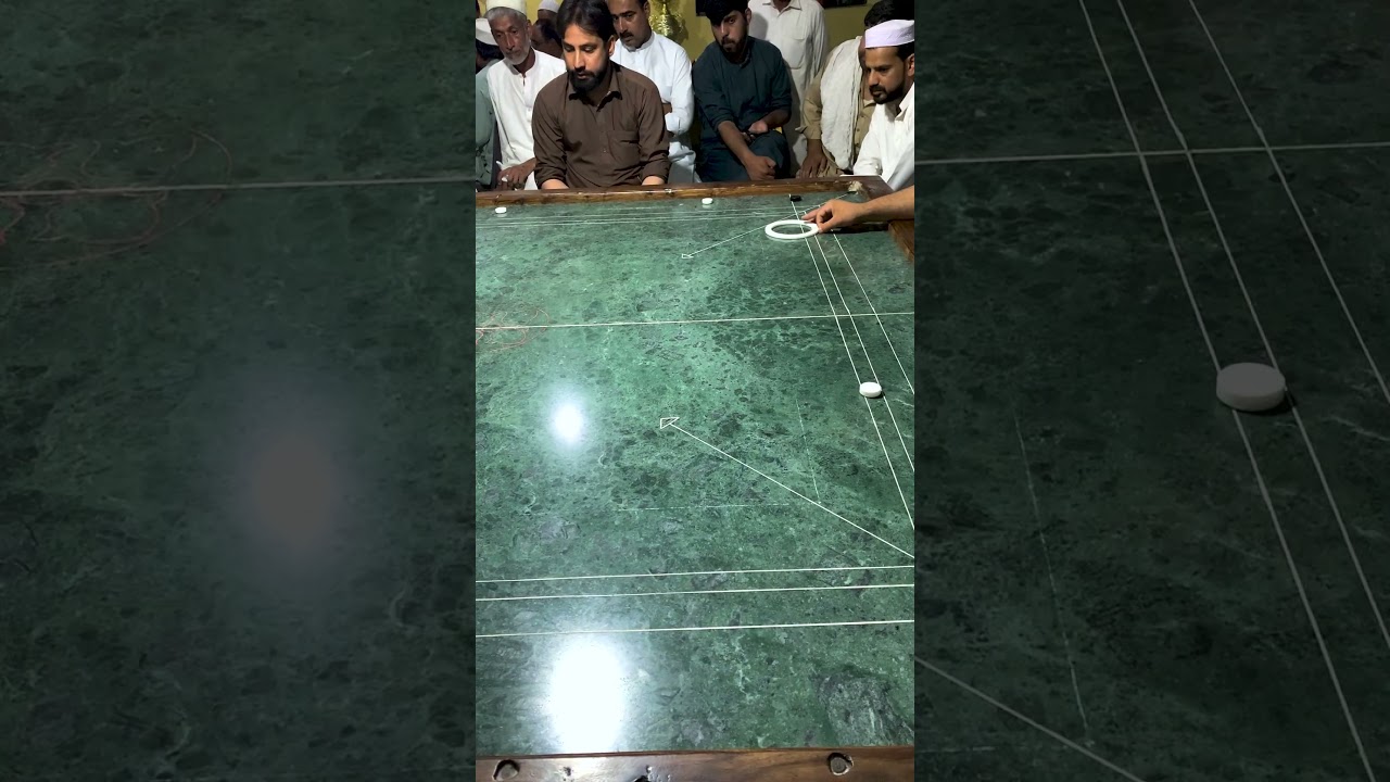 Amazing Carrom Skill: Double White Coin Pot Trick! 🎯 