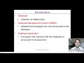 DBE 1.1 Introduction to DBMS, Database Applications