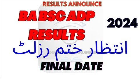 pu BA BSc ADP Results 2024 | ADP Results 2024 Final | ADA ADS Annual 2024 Results UOS / pu good news
