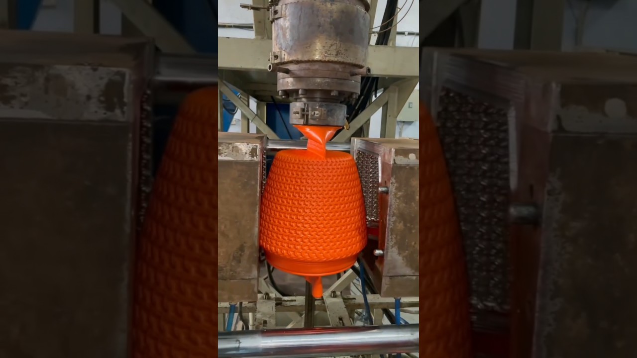 Factory making of plastic ghamela 