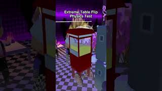 Extreme table flip physics test #indiegames #ps5 #games #gaming