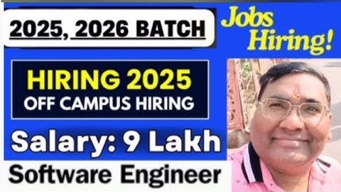 🔥Off-campus rit voor de lichting van 2025 | Software banen voor starters | Vacature Bangalore | A...