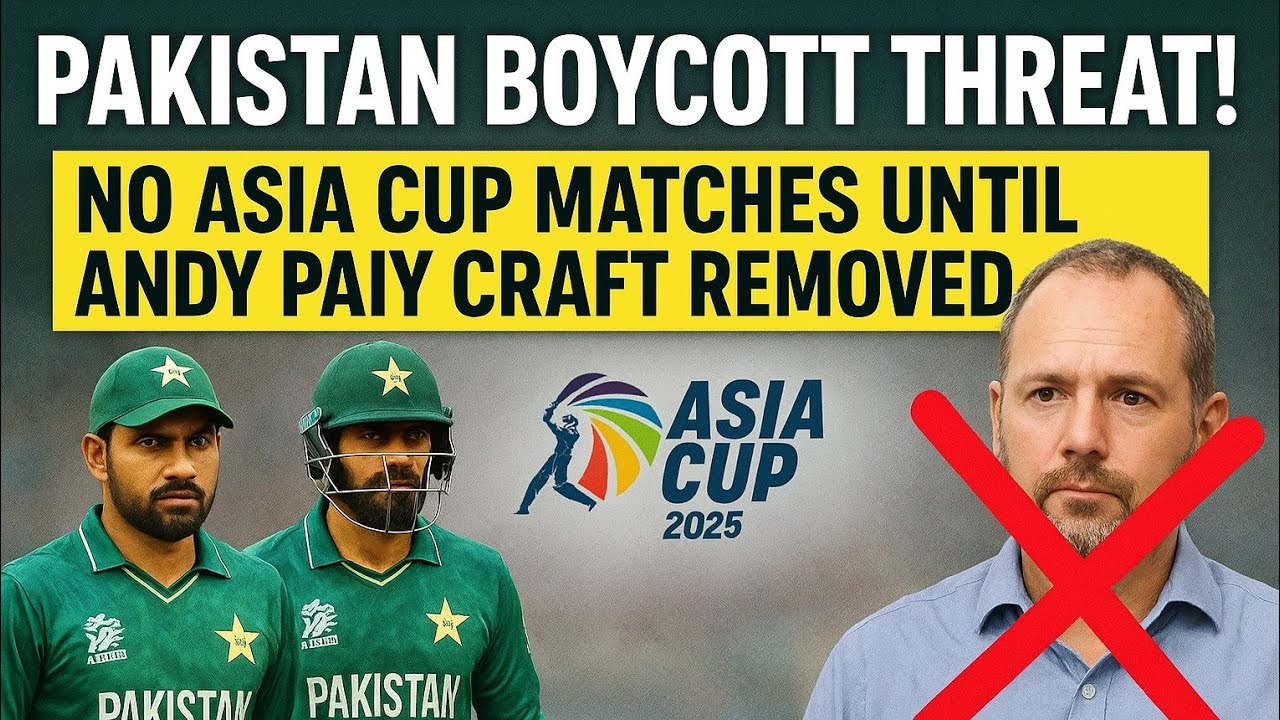 PCB demands removal of Andy Pycroft as Asia Cup official. Pakistan vs India match !! 
