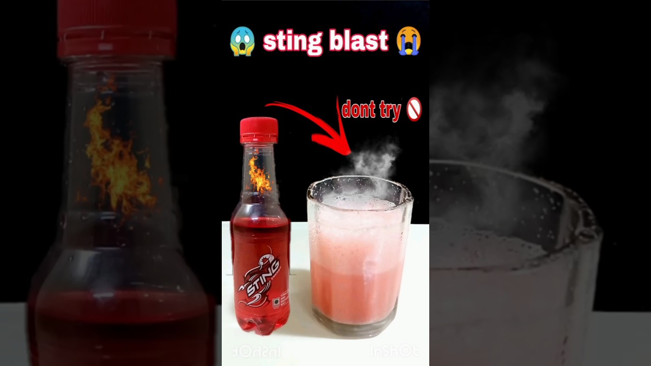 never mix sting with bleaching powder😱❤ 