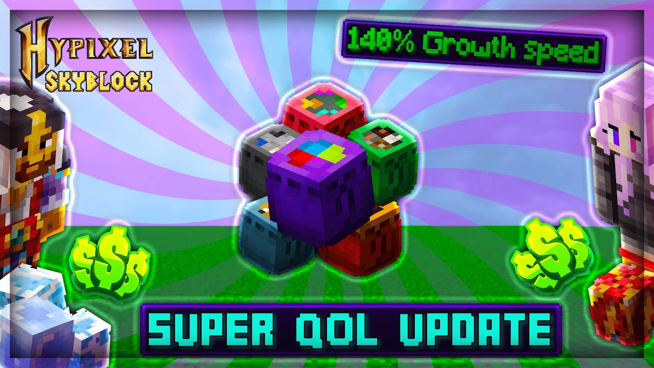 Présentation MAJ 0.18.3 QoL UPDATE Incroyable !!! +100 Bug patch Hypixel Skyblock [FR]