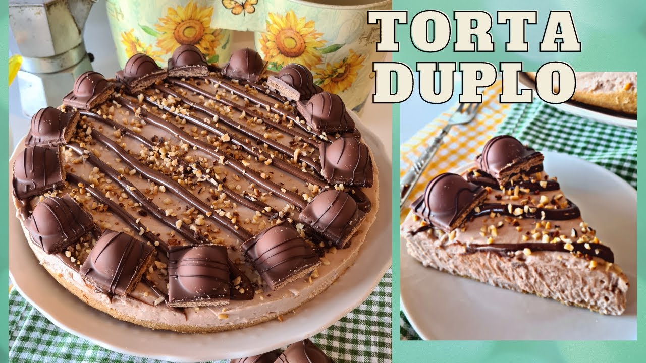 TORTA DUPLO senza cottura | Cheesecake Duplo |  Ferrero Duplo cake