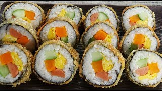 Cách làm KIMBAP CHIÊN XÙ đơn giản mà ngon tuyệt - Món Ăn Ngon